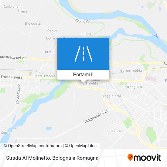 Mappa Strada Al Molinetto