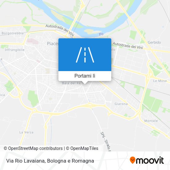 Mappa Via Rio Lavaiana