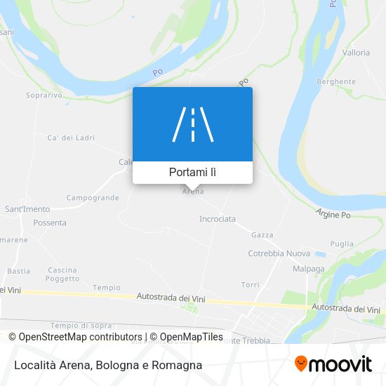 Mappa Località Arena