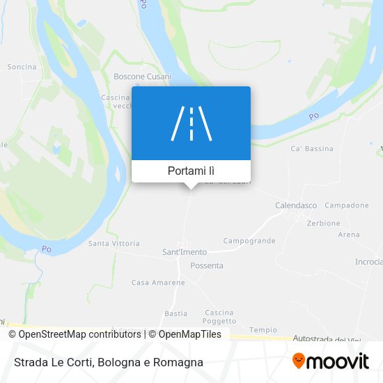 Mappa Strada Le Corti