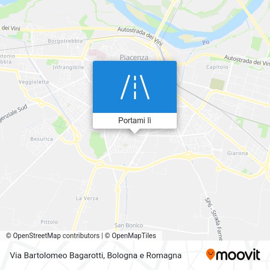 Mappa Via Bartolomeo Bagarotti
