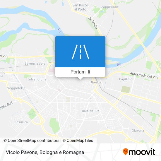 Mappa Vicolo Pavone