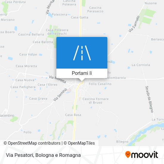 Mappa Via Pesatori
