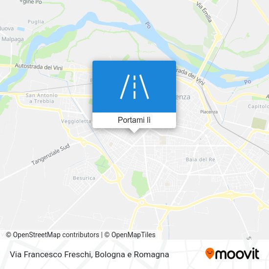 Mappa Via Francesco Freschi