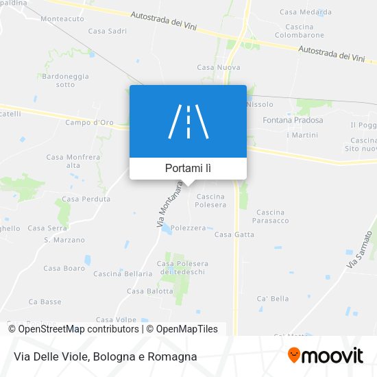 Mappa Via Delle Viole