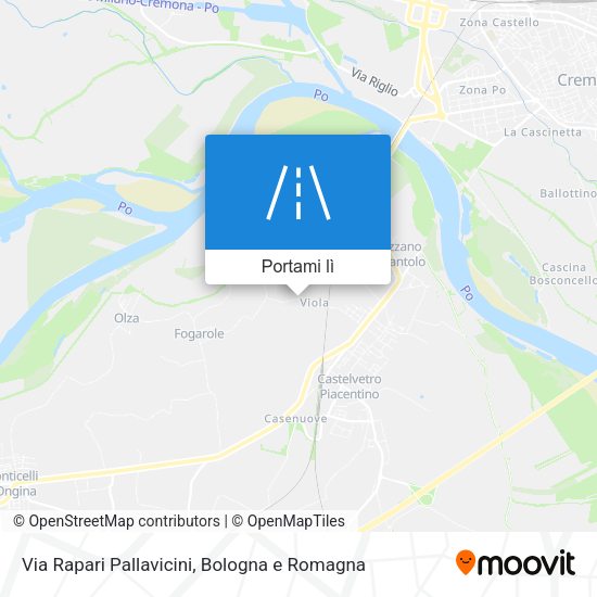 Mappa Via Rapari Pallavicini