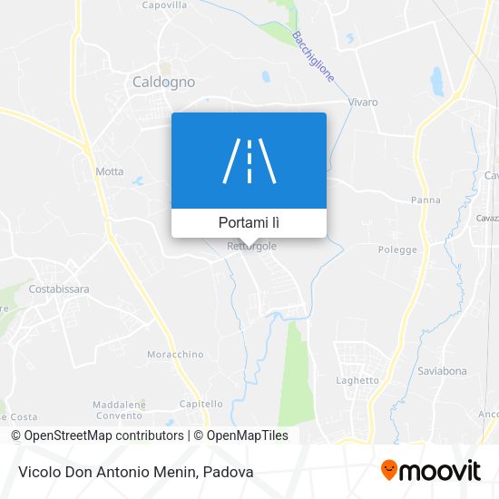 Mappa Vicolo Don Antonio Menin