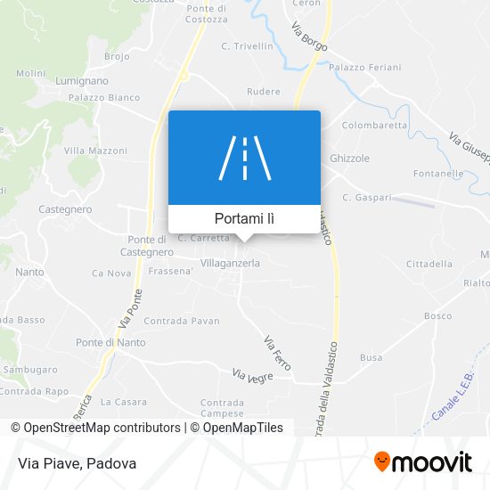 Mappa Via Piave