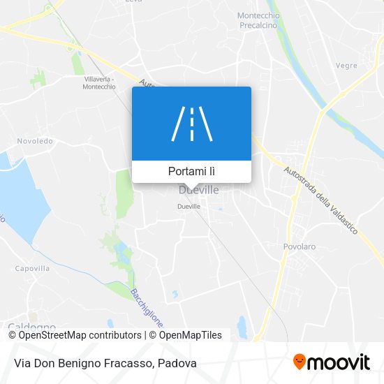 Mappa Via Don Benigno Fracasso