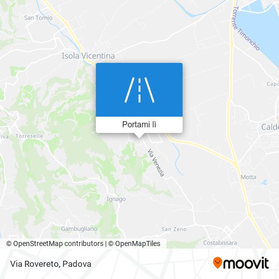 Mappa Via Rovereto