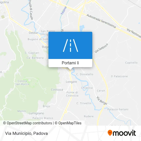 Mappa Via Municipio