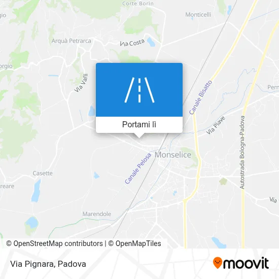 Mappa Via Pignara