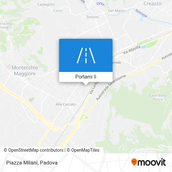 Mappa Piazza Milani
