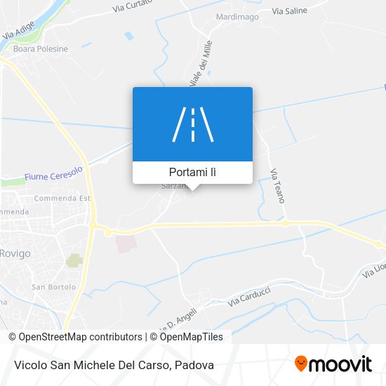 Mappa Vicolo San Michele Del Carso