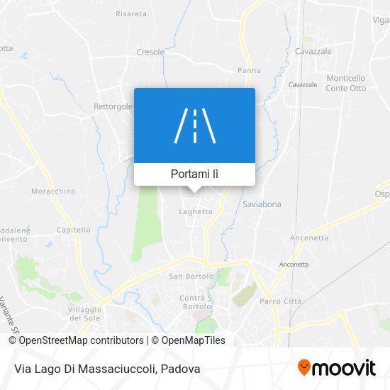 Mappa Via Lago Di Massaciuccoli