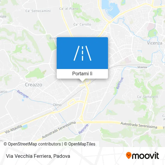 Mappa Via Vecchia Ferriera