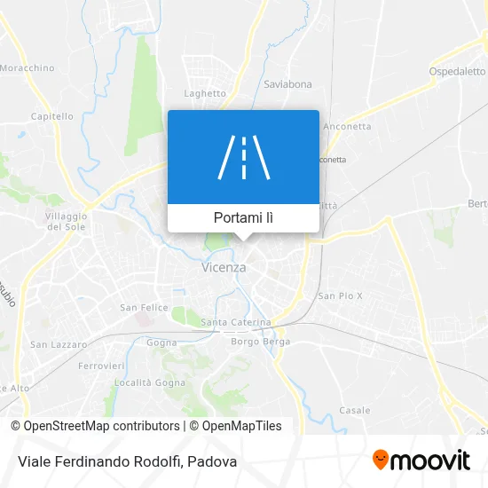 Mappa Viale Ferdinando Rodolfi