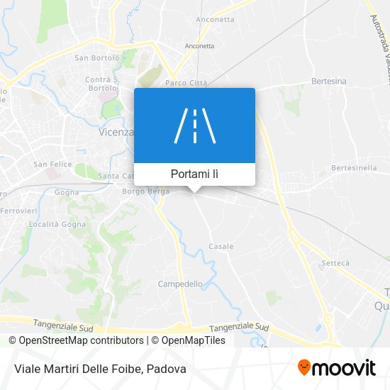 Mappa Viale Martiri Delle Foibe
