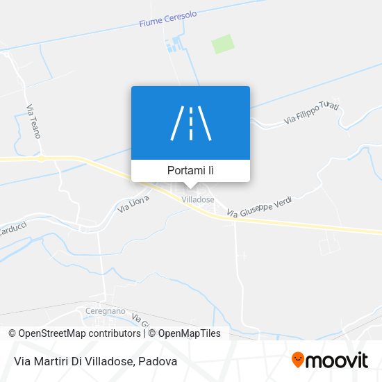 Mappa Via Martiri Di Villadose