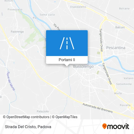 Mappa Strada Del Cristo