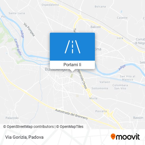 Mappa Via Gorizia