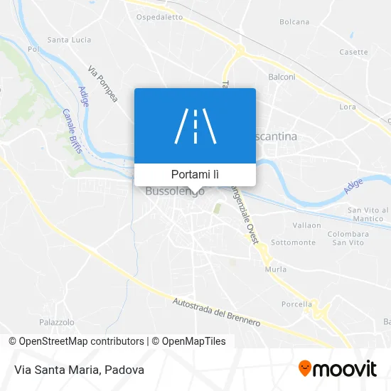 Mappa Via Santa Maria