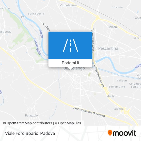 Mappa Viale Foro Boario