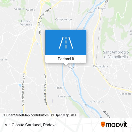 Mappa Via Giosuè Carducci