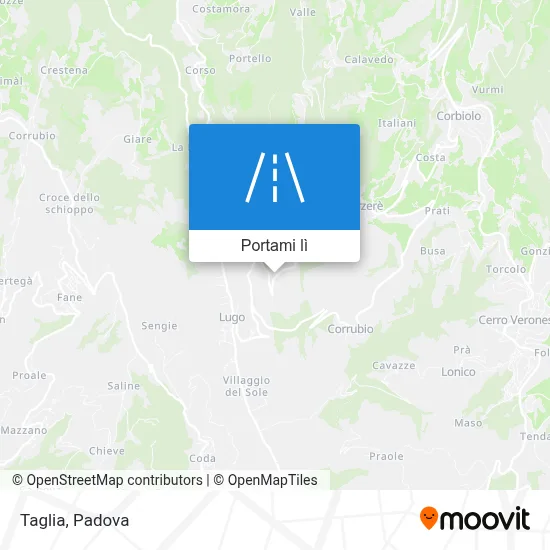 Mappa Taglia