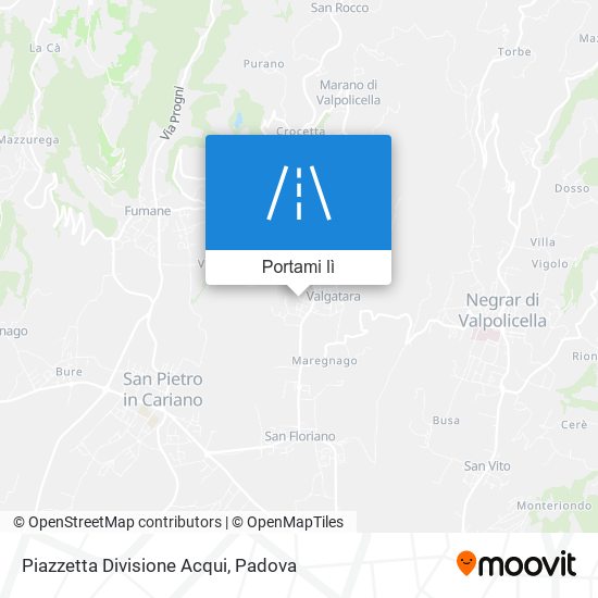 Mappa Piazzetta Divisione Acqui