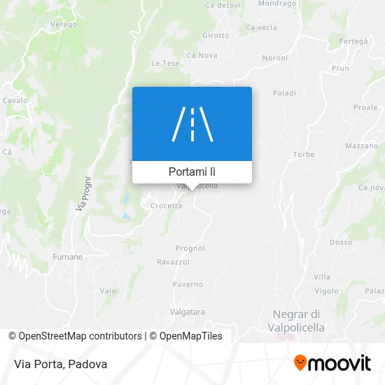 Mappa Via Porta