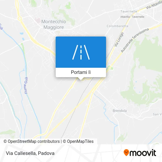 Mappa Via Callesella