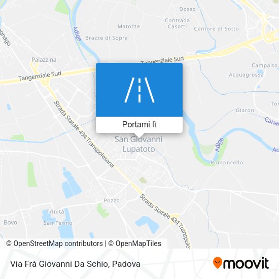 Mappa Via Frà Giovanni Da Schio