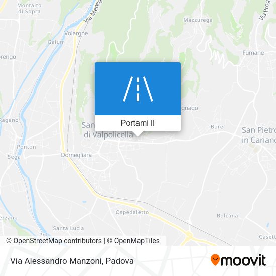 Mappa Via Alessandro Manzoni