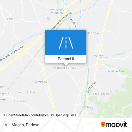Mappa Via Maglio