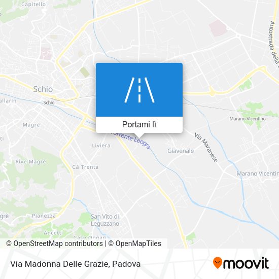 Mappa Via Madonna Delle Grazie