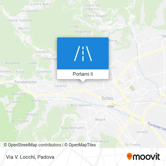 Mappa Via V. Locchi