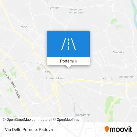 Mappa Via Delle Primule