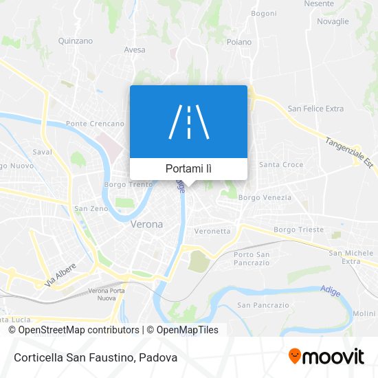 Mappa Corticella San Faustino