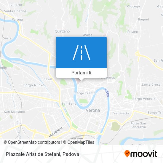 Mappa Piazzale Aristide Stefani
