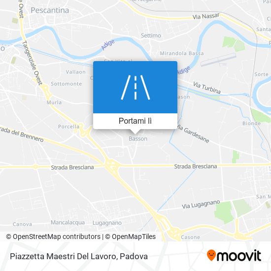 Mappa Piazzetta Maestri Del Lavoro