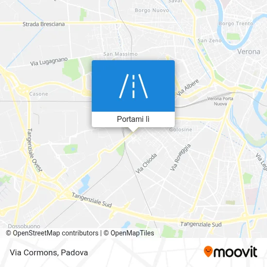 Mappa Via Cormons
