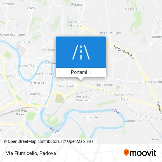 Mappa Via Fiumicello