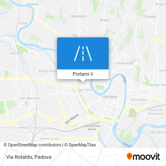Mappa Via Rotaldo