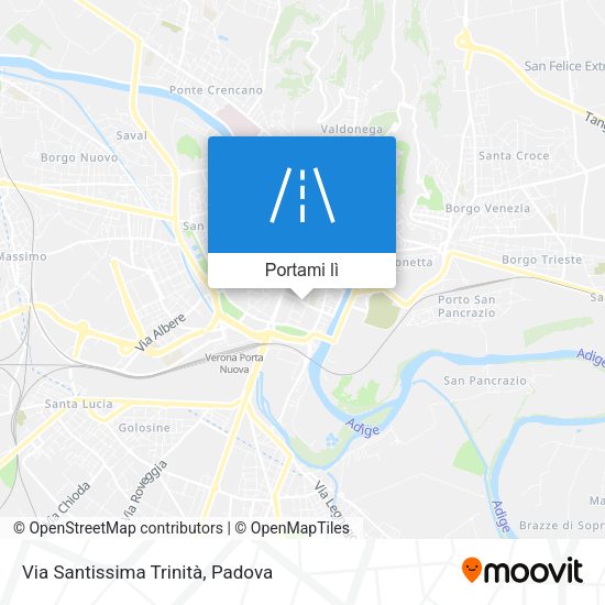 Mappa Via Santissima Trinità