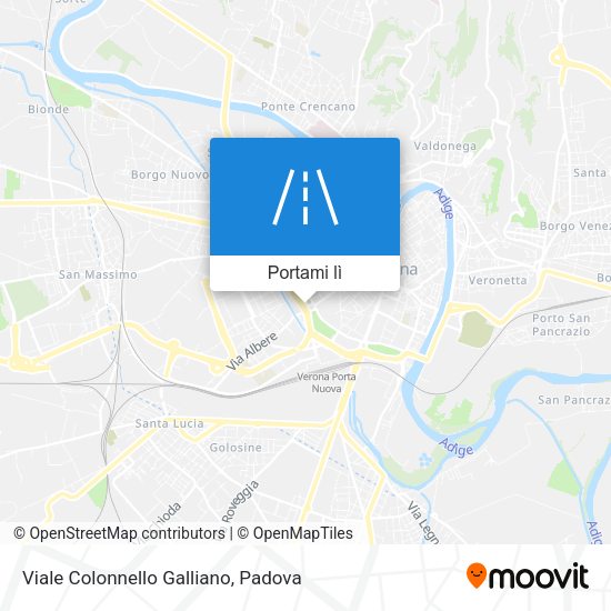 Mappa Viale Colonnello Galliano