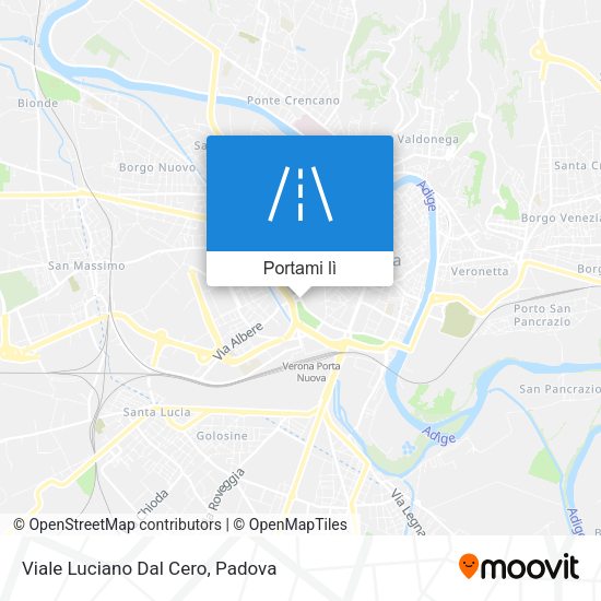 Mappa Viale Luciano Dal Cero