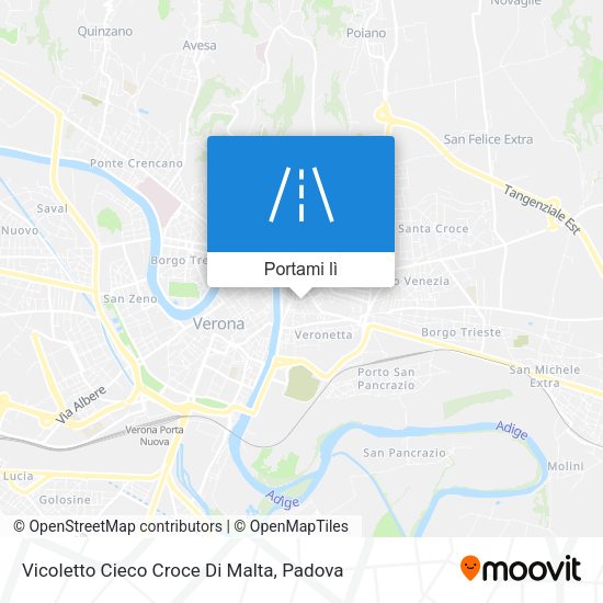 Mappa Vicoletto Cieco Croce Di Malta
