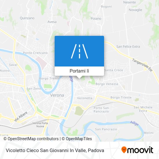 Mappa Vicoletto Cieco San Giovanni In Valle
