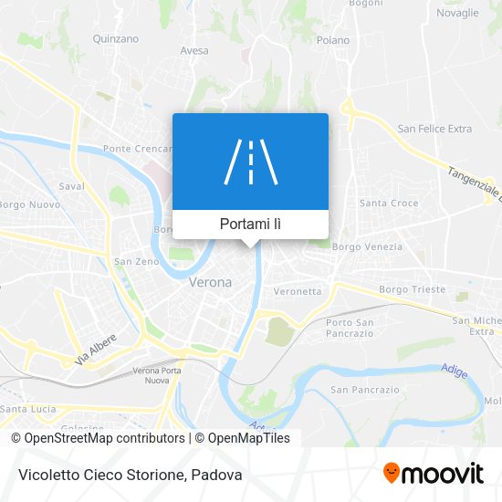 Mappa Vicoletto Cieco Storione